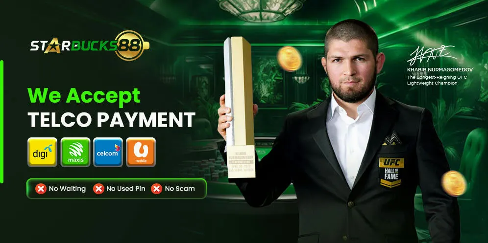 Starbucks88 Banner Telco payment accepted easily.